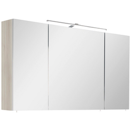 Spiegelschrank »OPTIbasic 4050«, BxHxT: 110 x 72 x 16 cm, 3-türig, akaziefarben