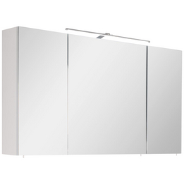 Spiegelschrank »OPTIbasic 4050«, BxHxT: 110 x 72 x 16 cm, 3-türig, weiß