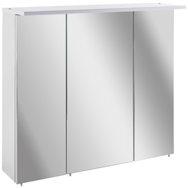 Spiegelschrank »Profil«, BxHxT: 70 x 71 x 16 cm, 3-türig, weiß