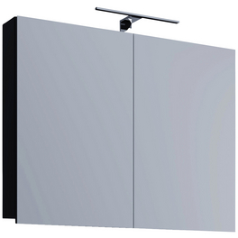 Spiegelschrank »VCB 1«, BxHxT: 80 x x 12 cm, 2-türig, schwarz