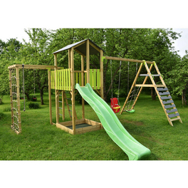 Spielplatz, BxHxT: 561 x 306,5 x 437,5 cm, natur