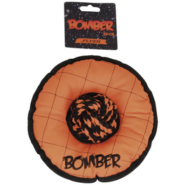 Spielzeug »Bomber«, Nylon Diskus, orange/schwarz, für Hunde