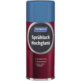 Sprühlack hochglänzend, blau RAL 5012