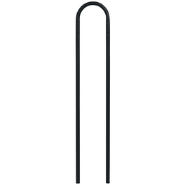 Ständer, schwarz, verzinkter Stahl, Länge: 118,5 mm