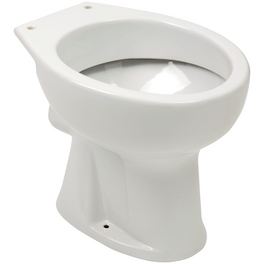 Stand WC »Universal«, Flachspüler, weiß, mit Spülrand