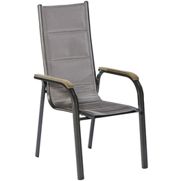 x BxHxT: »Ostiano«, Sessel 93 cm, Merxx 65 x 62 Aluminium/Kunststoffgeflecht