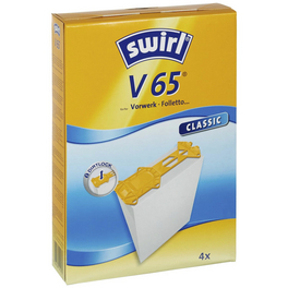 Staubsaugerbeutel »CLASSIC«, aus Papier, 4 Stück , V65 Staubsaugerbeutel »CLASSIC«, aus Papier, 4 Stück , V65
