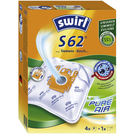 Staubsaugerbeutel »MicroPor®«, aus Vlies, 4 Stück, S62 Staubsaugerbeutel »MicroPor®«, aus Vlies, 4 Stück, S62
