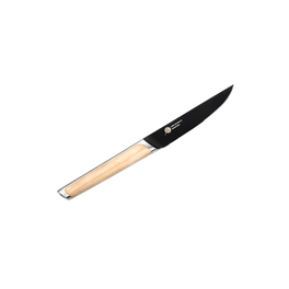 Steakmesser, Länge: 23,4 cm, aus Edelstahl/Stahl/Pakkaholz