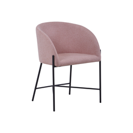 Stuhl, Höhe: 77 cm, rose/schwarz