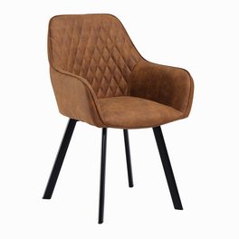 Stuhl, Höhe: 84 cm, braun/schwarz, 2 stk