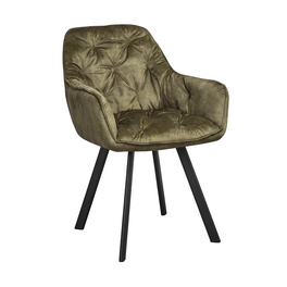 Stuhl, Höhe: 84 cm, grün/schwarz, 2 stk