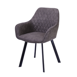 Stuhl, Höhe: 84 cm, taupe/schwarz, 2 stk
