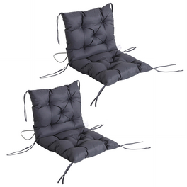 Stuhlauflage, 98 x 50 x 8cm, grau Stuhlauflage, 98 x 50 x 8cm, grau