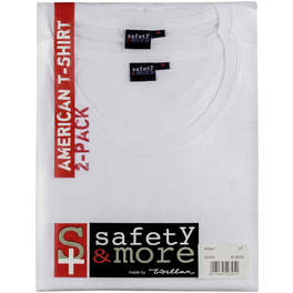 T-Shirt, Baumwolle, Weiß, M