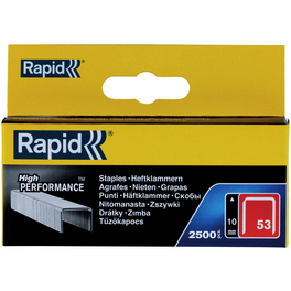 Tackerklammern, 10 mm, Heftklammer Typ 53, 2500 St., in Schachtelverpackung Tackerklammern, 10 mm, Heftklammer Typ 53, 2500 St., in Schachtelverpackung