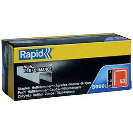 Tackerklammern, 12 mm, Heftklammer Typ 53, 5000 St., in Schachtelverpackung Tackerklammern, 12 mm, Heftklammer Typ 53, 5000 St., in Schachtelverpackung