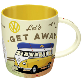 Tasse, Keramik, mehrfarbig