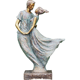 Teichfigur »Pareja«, Tanzendes Paar, Polystone, bronzefarben