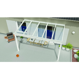 Terrassenüberdachung »Expert«, BxT: 600 x 300 cm, anthrazit / RAL7016, Glasdach