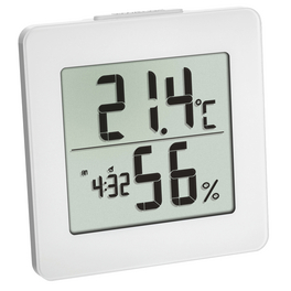 Thermo-Hygrometer, Breite: 9,4 cm, Temperaturbereich: 0 bis 50 °C