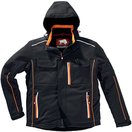Thermo-Softshelljacke, grau, Polyester/Elastan, Gr. L