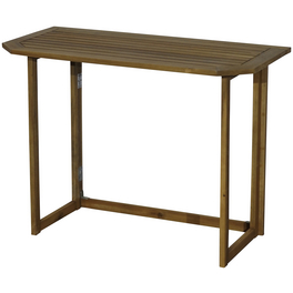 Tisch, BxHxT: 100 x 75 x 50 cm, Tischplatte: Akazienholz