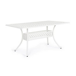 Tisch »Ivrea«, BxHxL: 90 x 73 x 160 cm, Tischplatte: Aluminium
