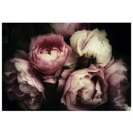 Tischset »Rosa«, rechteckig, Kunstleder, rosa/schwarz