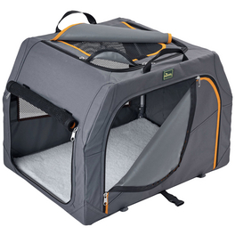 Transportbox, BxHxT: 71 x 68,5 x 106 cm, anthrazit/orange