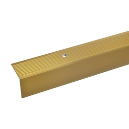 Treppenwinkelprofil »«, goldfarben, 30x30mm, gebohrt