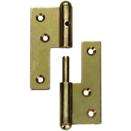 Tür-Aufschraubbänder (BxL): 83 x 100 mm, stahl