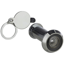 Türspion, Messing, chromfarben