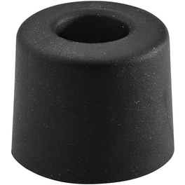 Türstopper, rund, zum Anschrauben, schwarz, Ø 30 x 26 mm