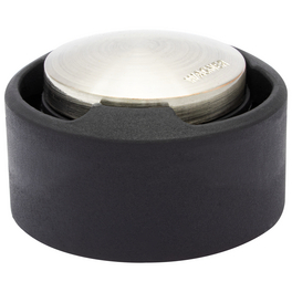 Türstopper, silberfarben/schwarz, Metall/Gummi Türstopper, silberfarben/schwarz, Metall/Gummi
