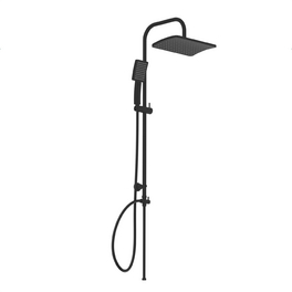 Überkopfbrause-Set »MALLORCA«, mattschwarz, wassersparend, Ø: 32 cm