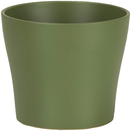 Übertopf, Breite: 13 cm, grün, Keramik
