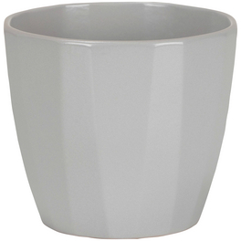 Übertopf »ELEGANCE«, Breite: 9,8 cm, grau, Keramik
