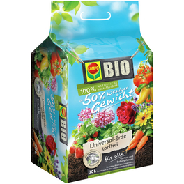 Universalerde »COMPO BIO«, für Grün- und Blühpflanzen, torffrei