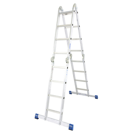 Universalleiter »STABILO«, 16 Sprossen, Aluminium Universalleiter »STABILO«, 16 Sprossen, Aluminium