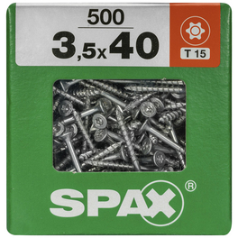 Universalschraube, 3,5 mm, Stahl, 500 Stk., TRX 3,5x40 XXL Universalschraube, 3,5 mm, Stahl, 500 Stk., TRX 3,5x40 XXL