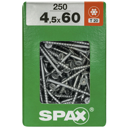 Universalschraube, 4,5 mm, Stahl, 250 Stk., TRX 4,5x60 XXL Universalschraube, 4,5 mm, Stahl, 250 Stk., TRX 4,5x60 XXL