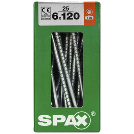 Universalschraube, 6 mm, Stahl, 25 Stk., TRX 6x120 L Universalschraube, 6 mm, Stahl, 25 Stk., TRX 6x120 L