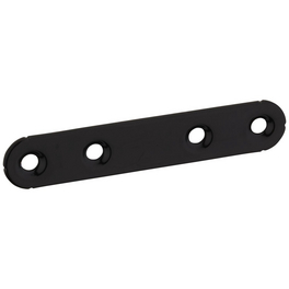 Verbindungsblech, Stahl, schwarz, 1 Stück