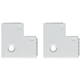 Verbindungselement, Edge-Connector, Kunststoff, weiß Verbindungselement, Edge-Connector, Kunststoff, weiß