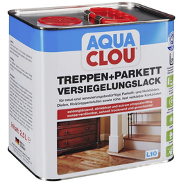 Versiegelungslack »AQUA«, für innen, 2,5 l, farblos, seidenglänzend Versiegelungslack »AQUA«, für innen, 2,5 l, farblos, seidenglänzend