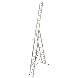 Vielzweckleiter »MONTO Tribilo«, 42 Sprossen, Aluminium Vielzweckleiter »MONTO Tribilo«, 42 Sprossen, Aluminium