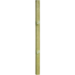 Holzpfosten Aus Lärchenholz, Vierkant 9x9 Cm, Kopfgerundet, Länge 95 Cm – Für Zaun & Sichtschutz