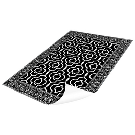 Vinyl Teppich »Janina«, BxL:65 cm x 85 cm, schwarz|weiß