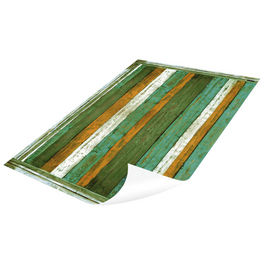 Vinyl Teppich »Jannis«, BxL:65 cm x 85 cm, grün|weiß|orange
